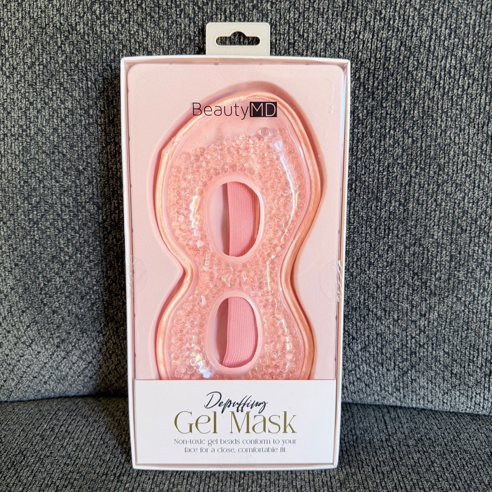 BeautyMD Pink Depuffing Gel Eye Mask-NWT